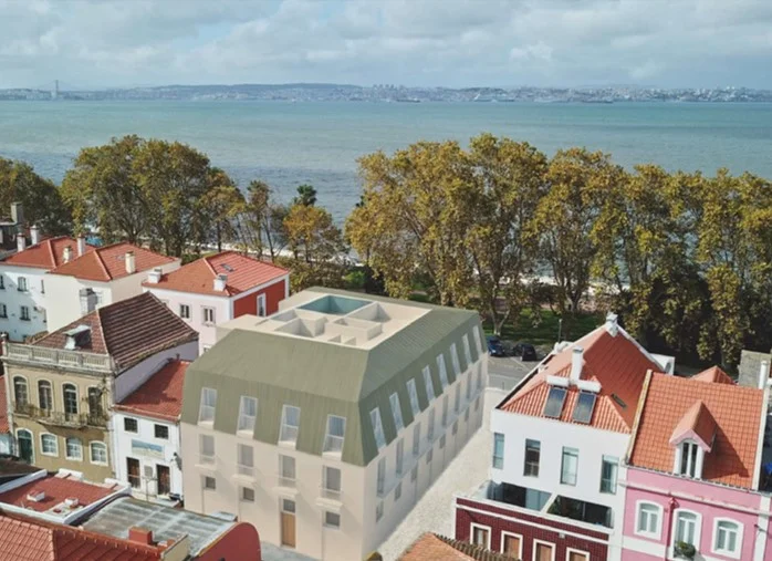 Projeto Aprovado para Construção de Edifício Residencial – 1ª Linha de Rio no Barreiro em Barreiro